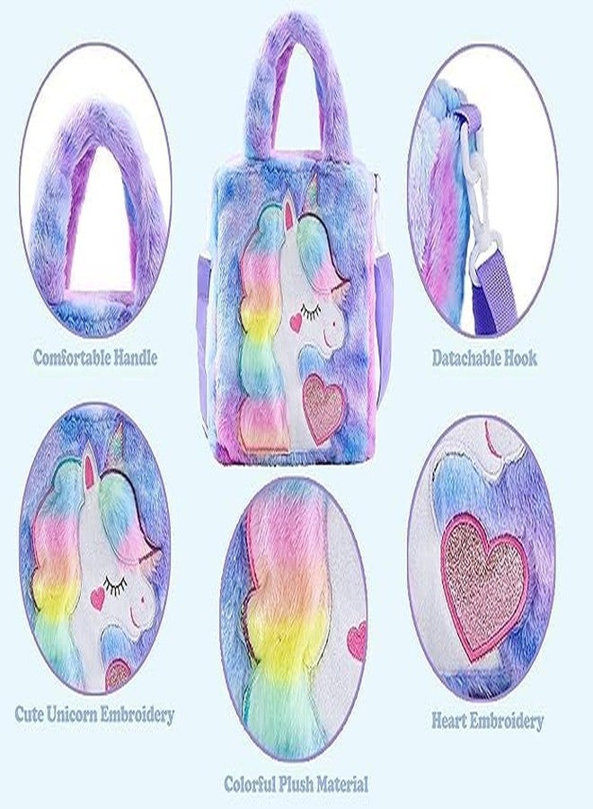 FUNZUO Unicorn Toddler Bag Princess Cute Crossbody School Bags Gift for Girls - Image 5