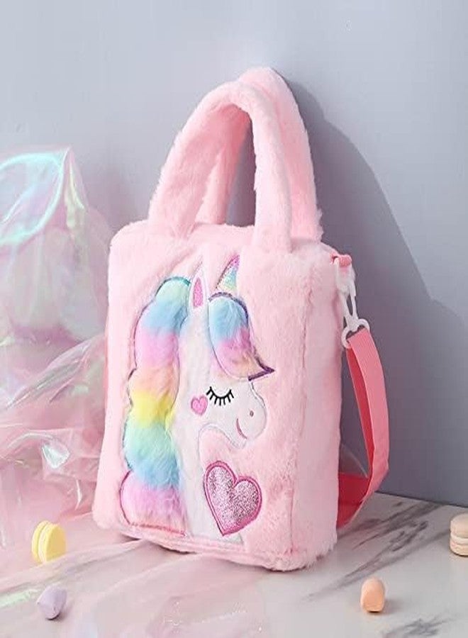 FUNZUO Unicorn Toddler Bag Princess Cute Crossbody School Bags Gift for Girls - Image 3