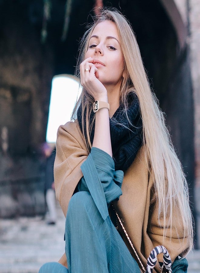مجموعة من 6 أساور سيليكون متوافقة مع ساعات أبل، مقاسات 42 مم، 41 مم، 40 مم، 38 مم، 46 مم، 45 مم، 44 مم، 49 مم، للرجال والنساء. سوار معصم رياضي ناعم مقاوم للماء، حاصل على براءة اختراع، متوافق مع ساعات أبل من السلسلة 10، 9، 8، 7، 6، 5، 4، 3، 2، 1، SE، Ultra. - Image 4