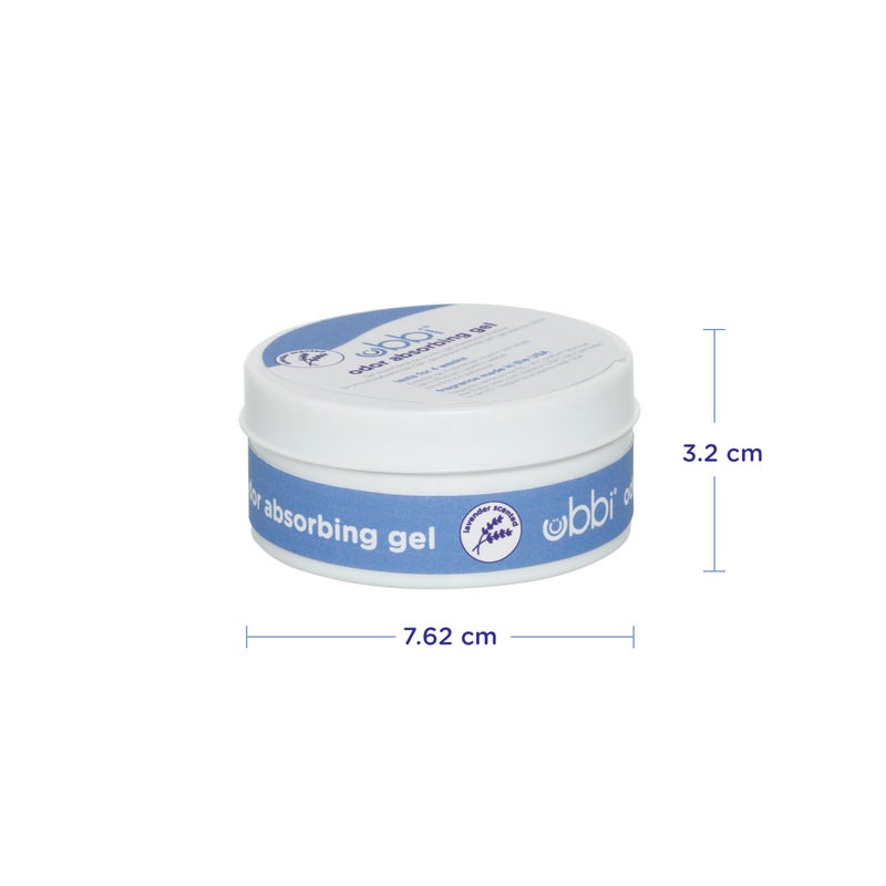 Ubbi Lavender Scented Absorbing Gel Value Pack - 3 Count Diaper Pail Odor Control for Baby Nursery - Image 2