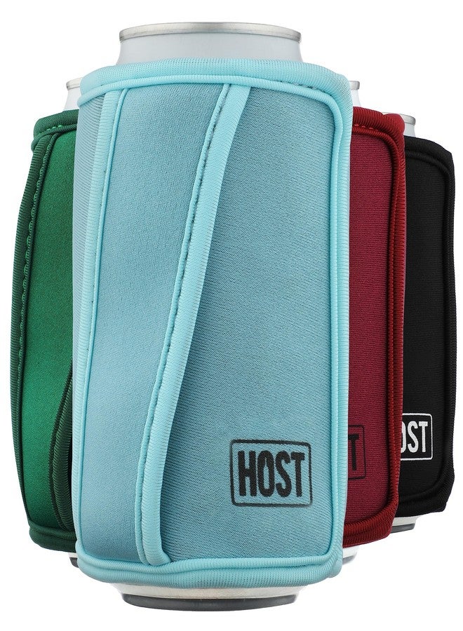 HOST Insta-Chill Can Cooler Flexible Freezable Gel and Ice Pack for Regular 12 oz Cans, Ice Blue - Image 1