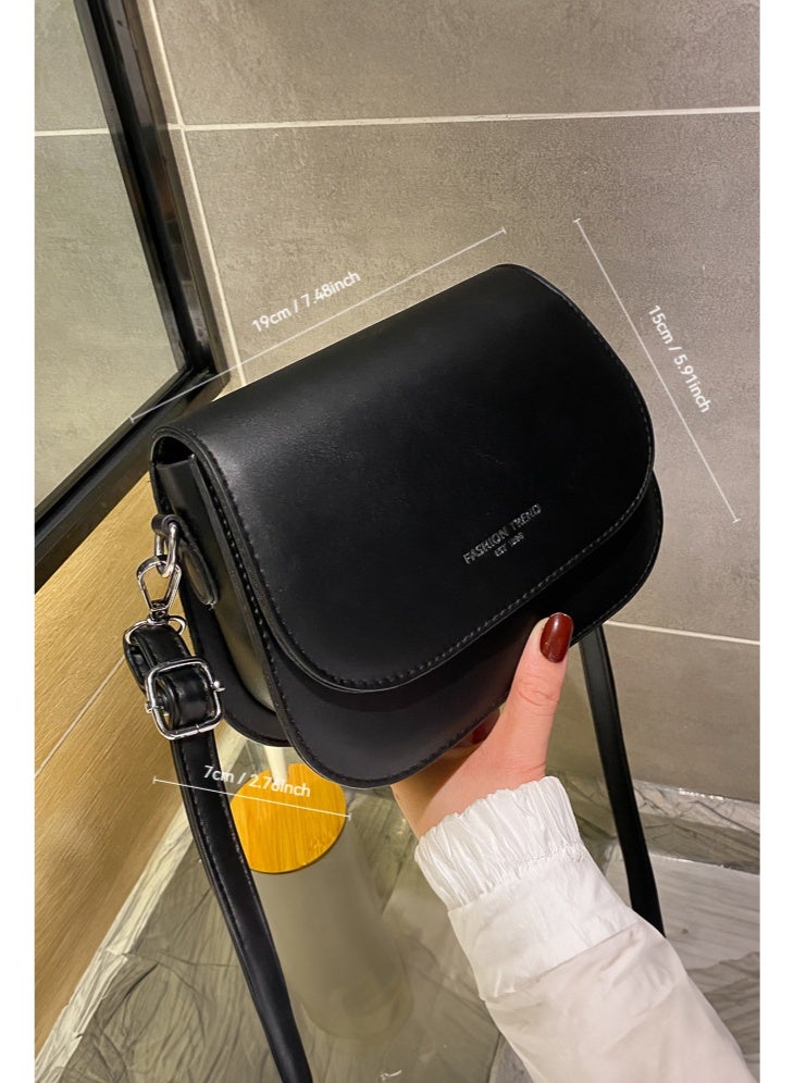 Women's Simple and Fashionable Shoulder Bag, Ladies PU Leather Crossbody Bag Sling Bag Side Bag Carry Bag, Portable Mobile Phone Bag Small Bag Satchel Bag Coin Purse for Girls/College Students - Image 4