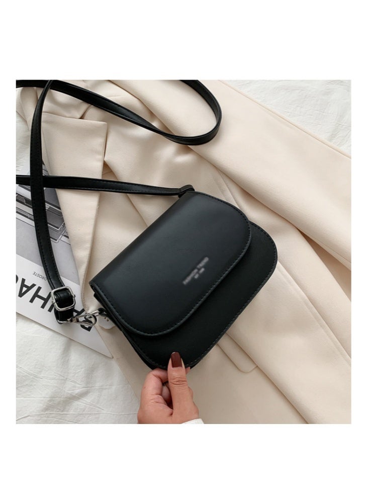 حقيبة كتف نسائية بسيطة وعصرية، حقيبة كروس من جلد البولي يوريثان للسيدات، حقيبة جانبية، حقيبة حمل، حقيبة هاتف محمول محمولة، حقيبة صغيرة، حقيبة عملات معدنية للفتيات/طلاب الجامعات - Image 1