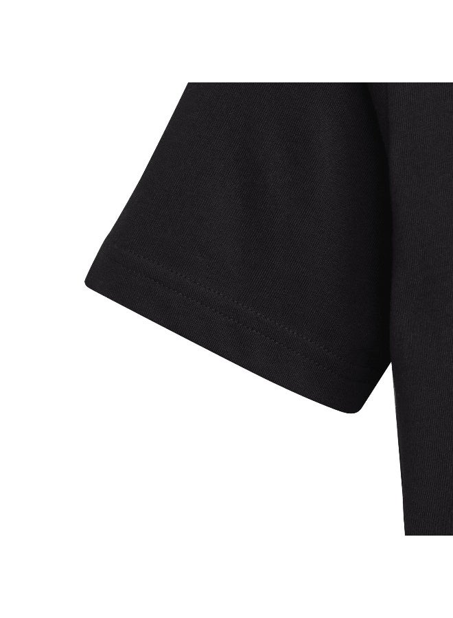 Adidas U Sl Tee Black Training T-Shirts 7-8Y - Image 4