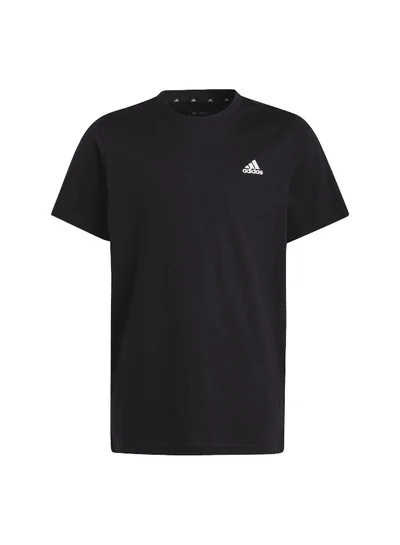 Adidas U Sl Tee Black Training T-Shirts 7-8Y