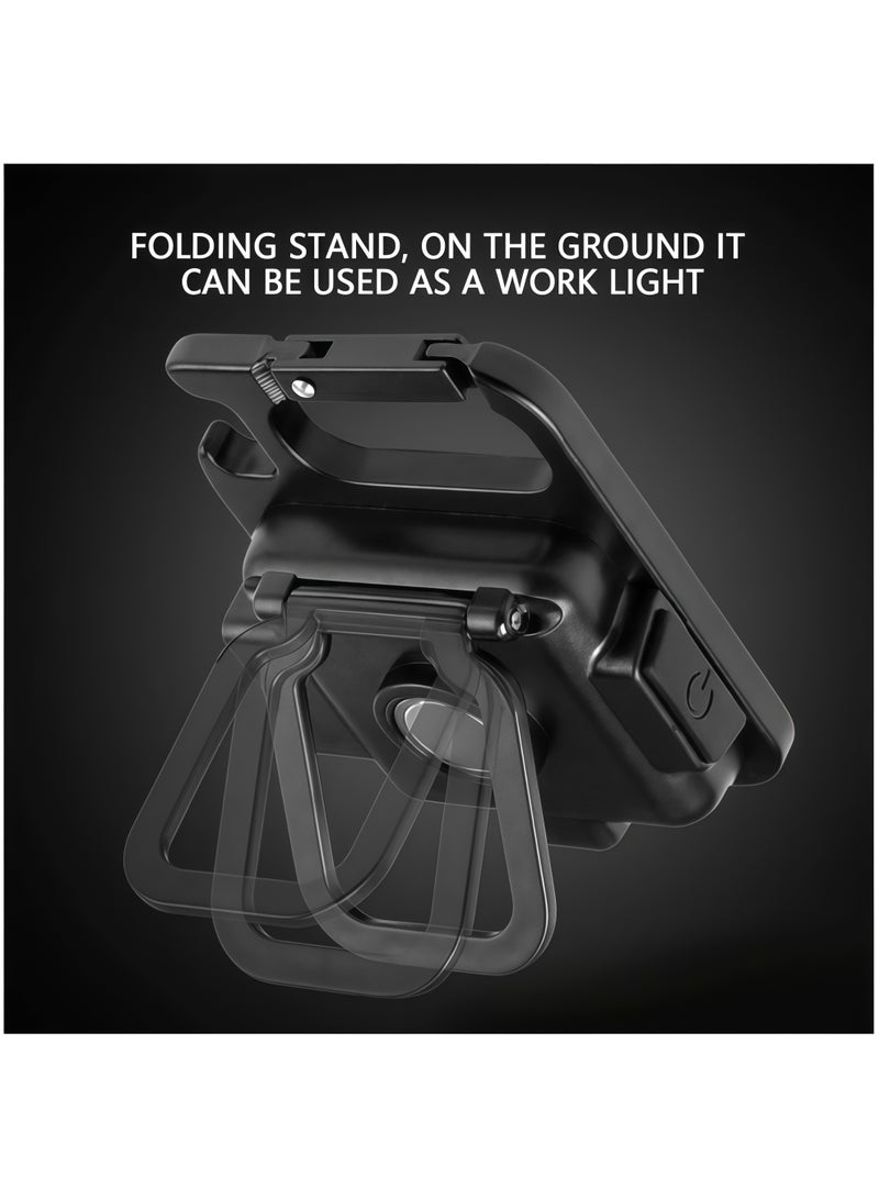 Lurette COB Rechargeable Keychain Flashlight, High Lumen LED Light, Mulit-function Modes, Magnetic Base, Bottle Opener, Emergency, Foldable Stand - Image 5