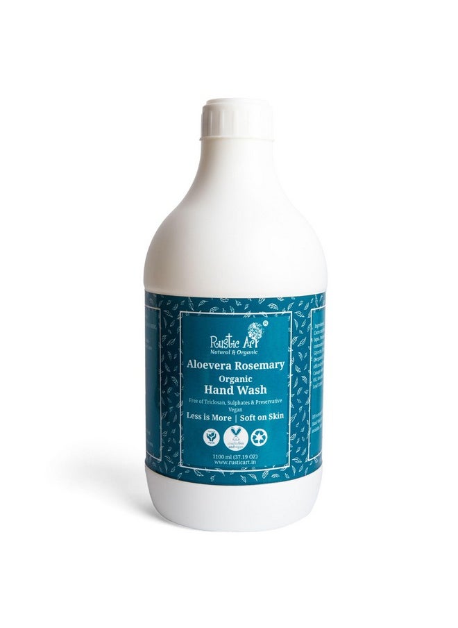 Aloe Vera Rosemary Hand Wash Refill Pack, Ready To Use | Natural, Vegan | Non-Drying, Hydrating | (1100Ml) - pzsku/Z278A9527CEFD3E08E1BDZ/45/_/1733729837/f7322ab3-65b2-4204-90ca-bbfcfd50aef5