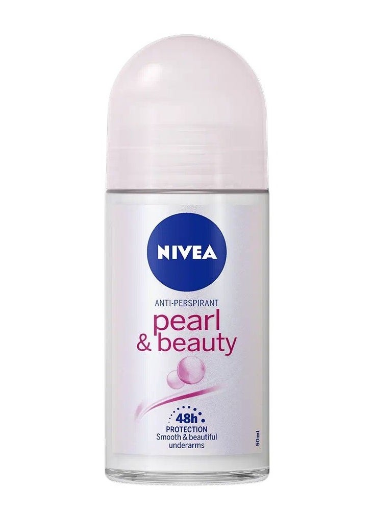 Nivea NIVEA Antiperspirant Roll-on for Women, Pearl & Beauty Pearl Extracts 50ml  - Image 2