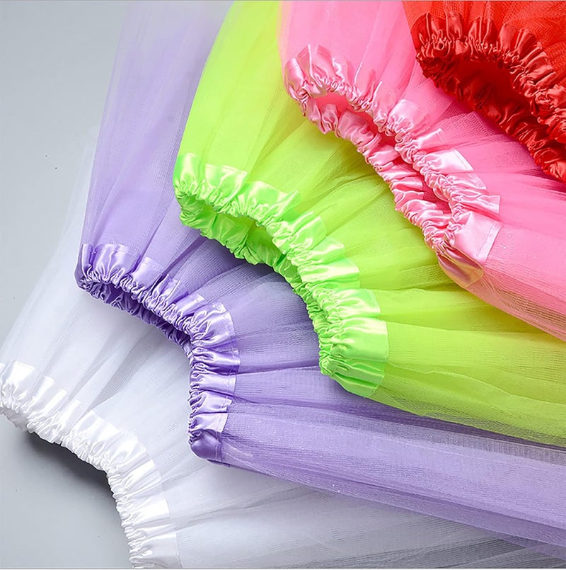 HIWIND Store Tutus for Women 5 Layered Tutus Girl Teens Short Skirt Colorful Running Skirts Rave Costume Tutu Dance Skirt - Image 5