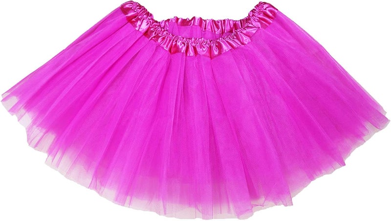 HIWIND Store Tutus for Women 5 Layered Tutus Girl Teens Short Skirt Colorful Running Skirts Rave Costume Tutu Dance Skirt - Image 1