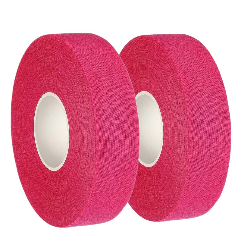 Hockey Ice Hockey tape, wear-resistant anti-skid club handle tape, sports tape 2.5cmx25m rose red 2pcs - Image 1