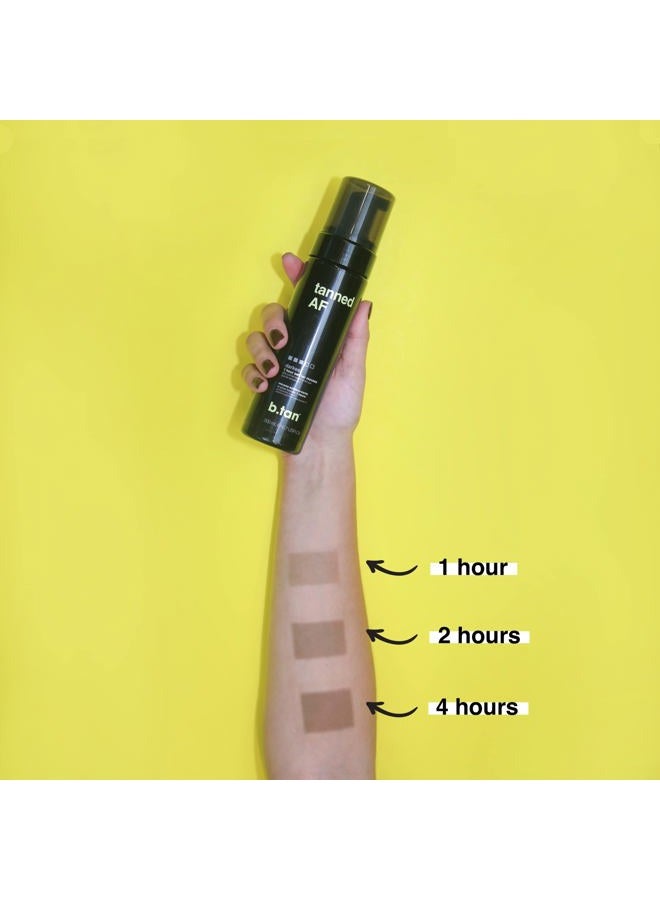 b tan b.tan Dark Self Tanner | Get Tanned - Fast, 1 Hour Express Sunless Tanning Mousse, No Fake Tan Smell, No Added Nasties, Vegan, Cruelty Free, 6.7 Fl Oz - Image 5