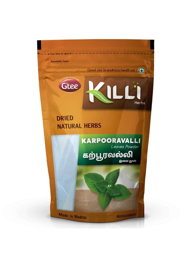 KILLI Karpooravalli | Coleus Amboinicus | Omavalli Leaves Powder, 100G (Pack Of 2)  - Image 2