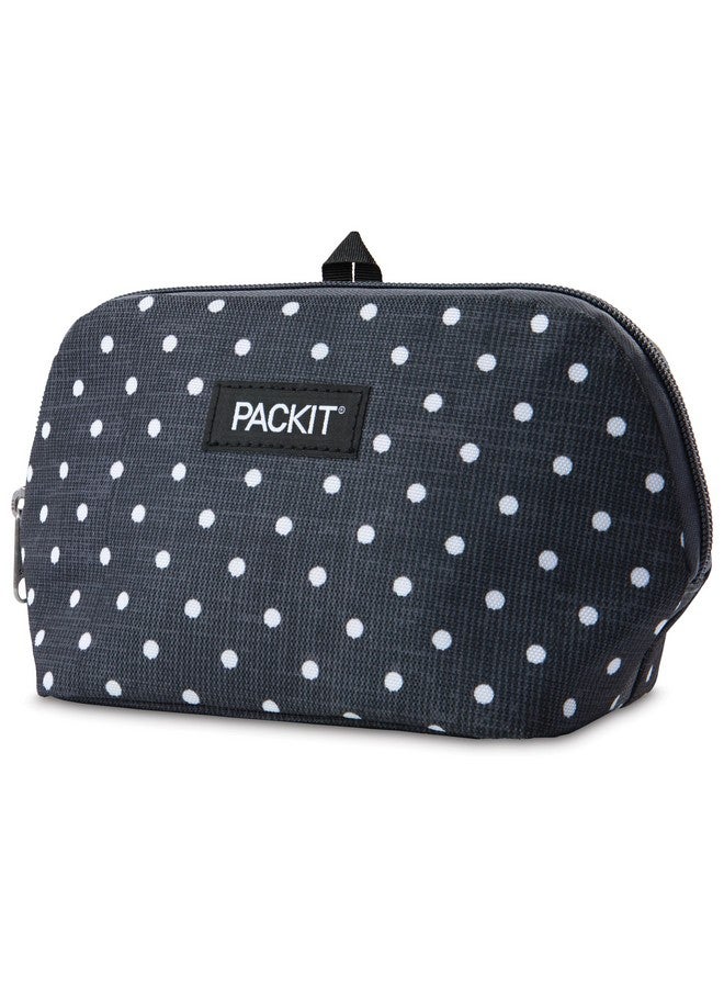 PackIt Freezable Snack Bag, Polka Dots, Built with EcoFreeze Technology, Foldable, Reusable, Zip Closure Locks in Cool Dry Air, and Fresh Snacks On the Go - Image 2