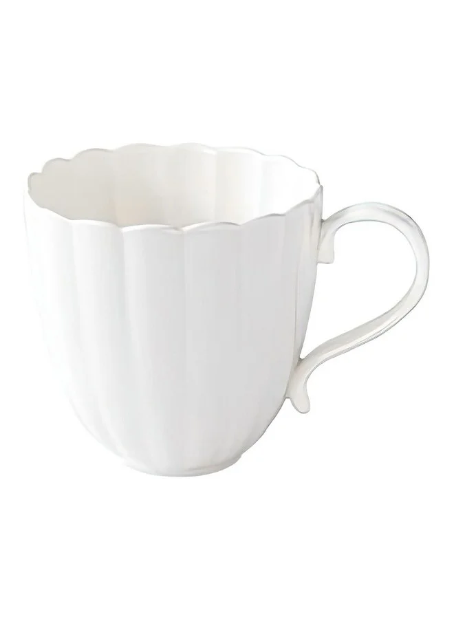 Easy Life Easy to Clean Round Shape Smooth Surface Coffee Mug White 350 ml R2904#LIFW