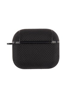 Generic Case Cover Nylon Waterproof Wireless Earphone Protective Case with Hook for AirPods 3 Black 