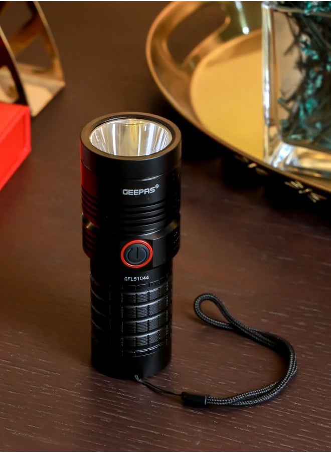 Waterproof LED Flashlight with Power Bank-GFL51044/Black