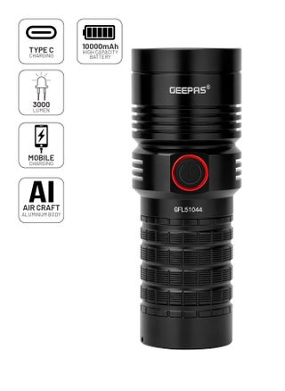 Waterproof LED Flashlight with Power Bank-GFL51044/Black - pzsku/Z278AF90F9A4BEA9FA7ECZ/45/_/1687293683/23d2314a-d4e9-4924-a57d-a183d367ad98