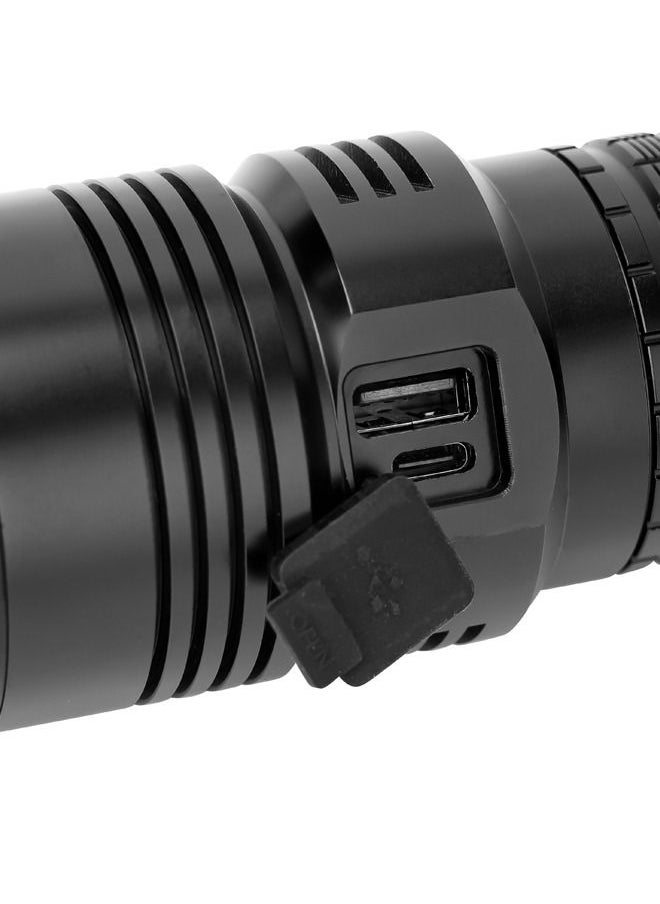 Waterproof LED Flashlight with Power Bank-GFL51044/Black
