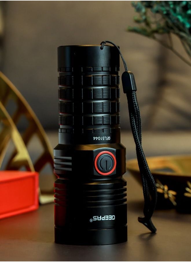 Waterproof LED Flashlight with Power Bank-GFL51044/Black