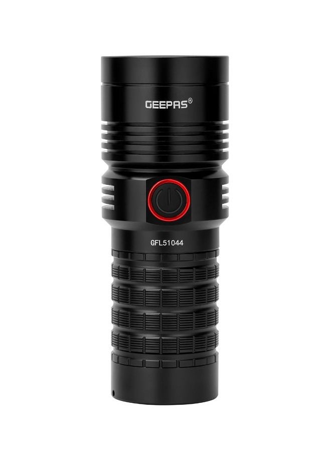 Waterproof LED Flashlight with Power Bank-GFL51044/Black