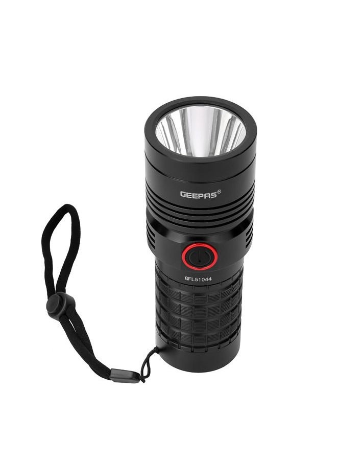 Waterproof LED Flashlight with Power Bank-GFL51044/Black