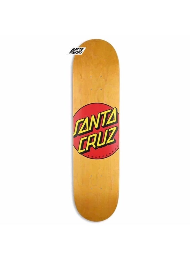 Santa Cruz Classic Dot 7.75" x 31.61"Skateboard Deck - Image 1