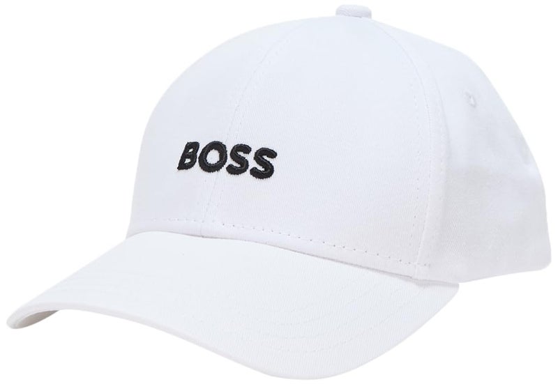 BOSS Center Logo Cotton Twill Cap, Cauliflower White, PCE. - Image 1
