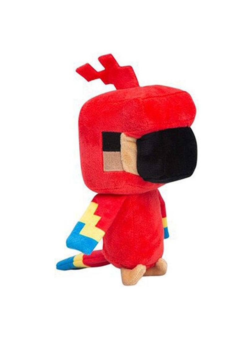 Children's Toys My World Plush Doll Doll (Red Parrot) - Image 1