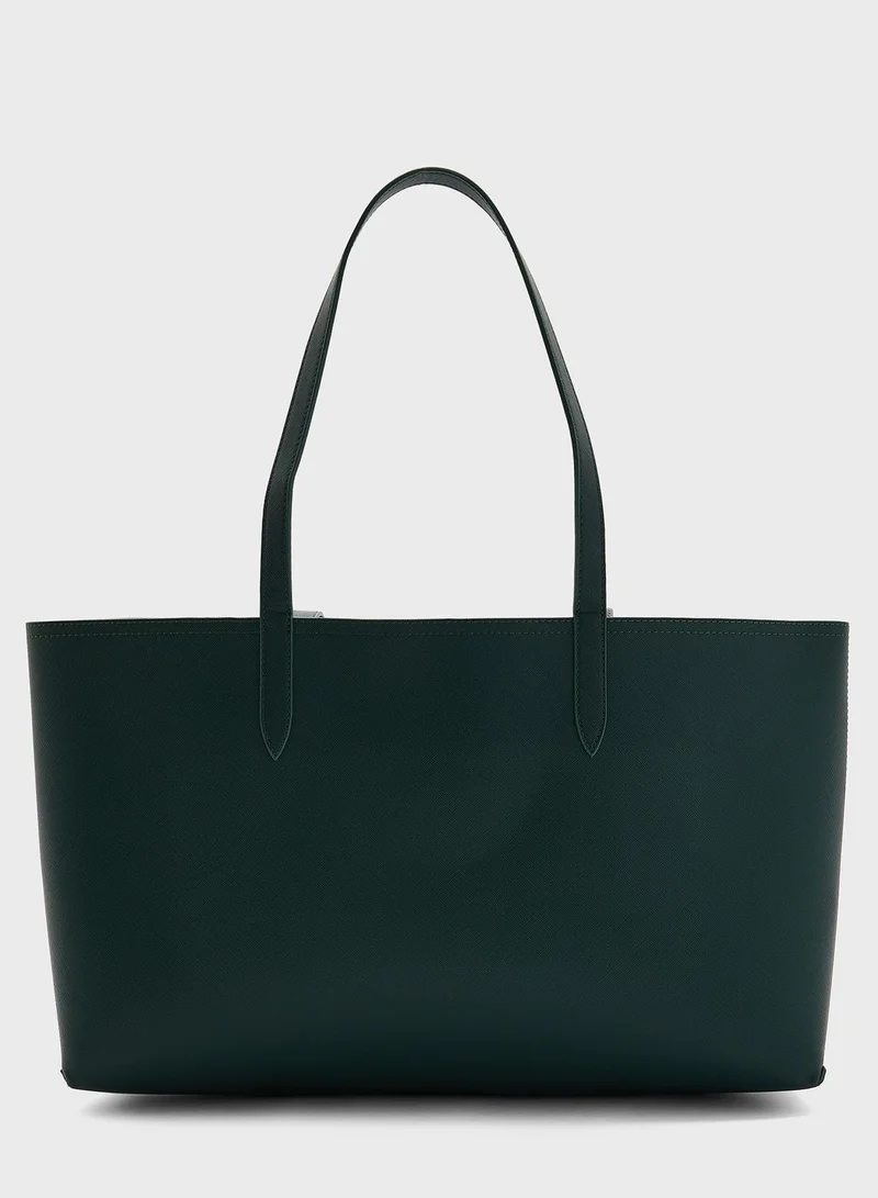 ELLA Reversible Bicolour Tote With A Pouch