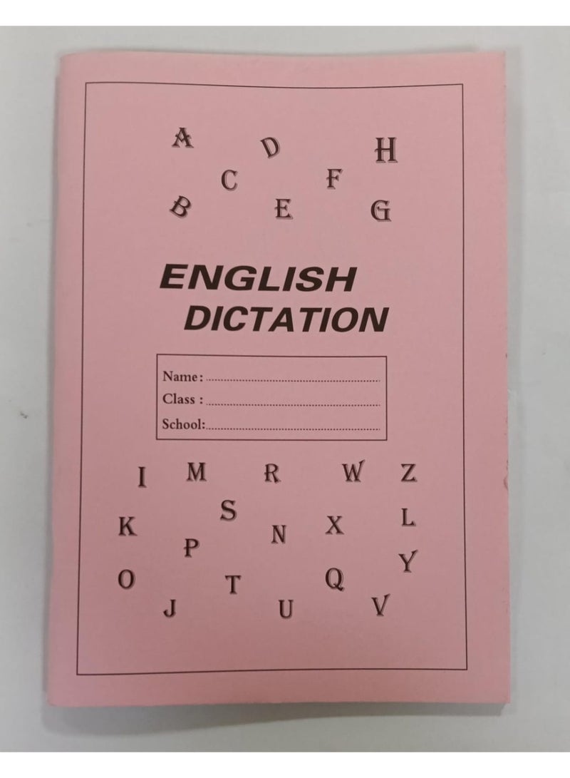 Atket AT800 English Dictation Excercise Book A5 Size - Image 1