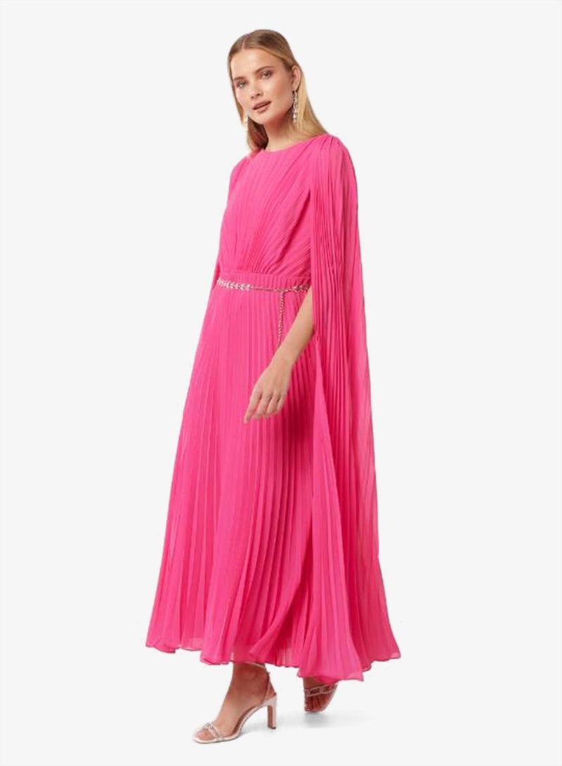 فورايفر نيو فستان ماكسي بأكمام كاب مطوية من كيلي - Image 3