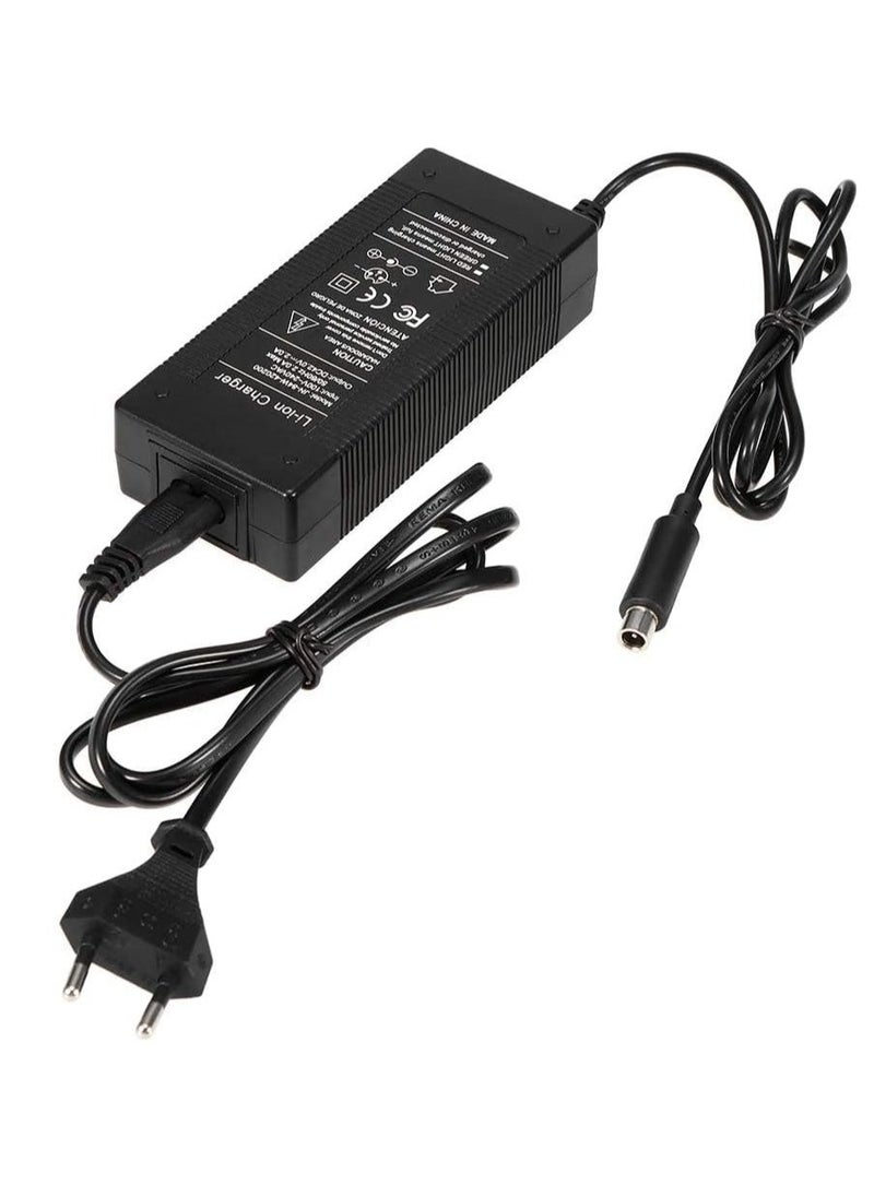 BGM Electric Scooter Battery Charger Power Adapter for Xiaomi Mijia M365 – Universal Replacement Charging Supply for Electric Skateboards & Scooters – Fast Charge 42V 2A Smart Adapter with LED Indicator – Black  - Image 4