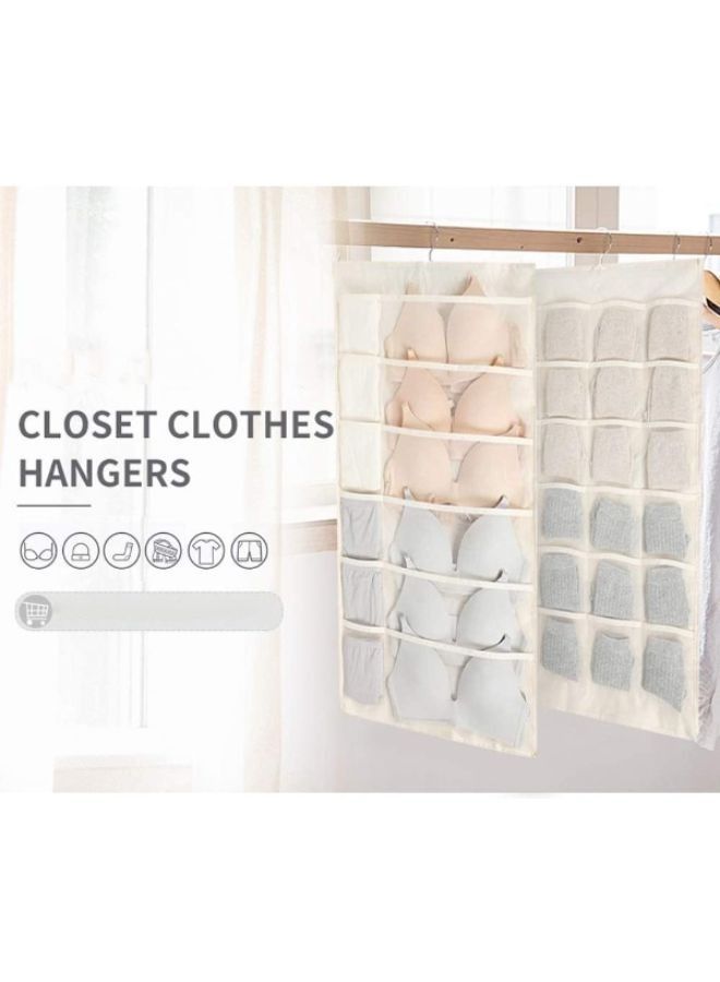 EasyLife Double Sided Closet Hanging Organizer with Mesh Pockets  - Image 3