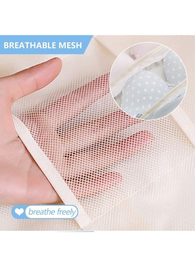 EasyLife Double Sided Closet Hanging Organizer with Mesh Pockets  - Image 2