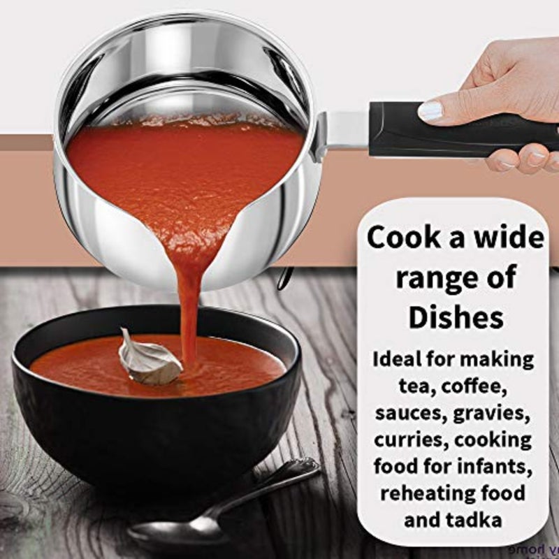 Stainless Steel Tpan 1.5L with Glass lid - Image 5