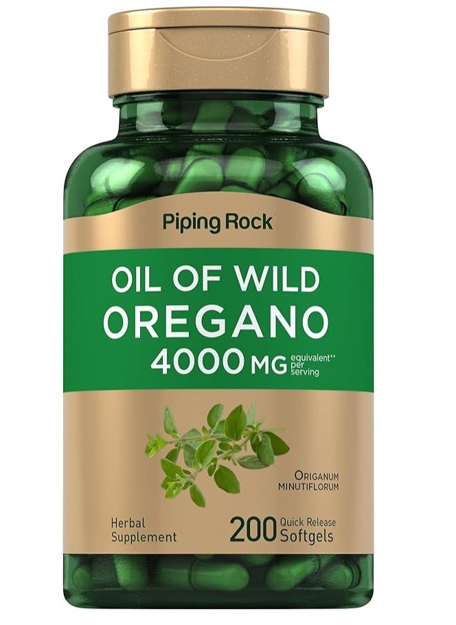 بايبينج روك Oil of Oregano 400mg 200 Softgels 
