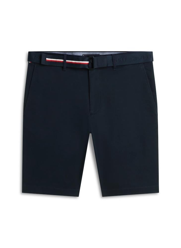 TOMMY HILFIGER Denton Belted Twill Slim 9.5" Inseam Shorts - Image 5