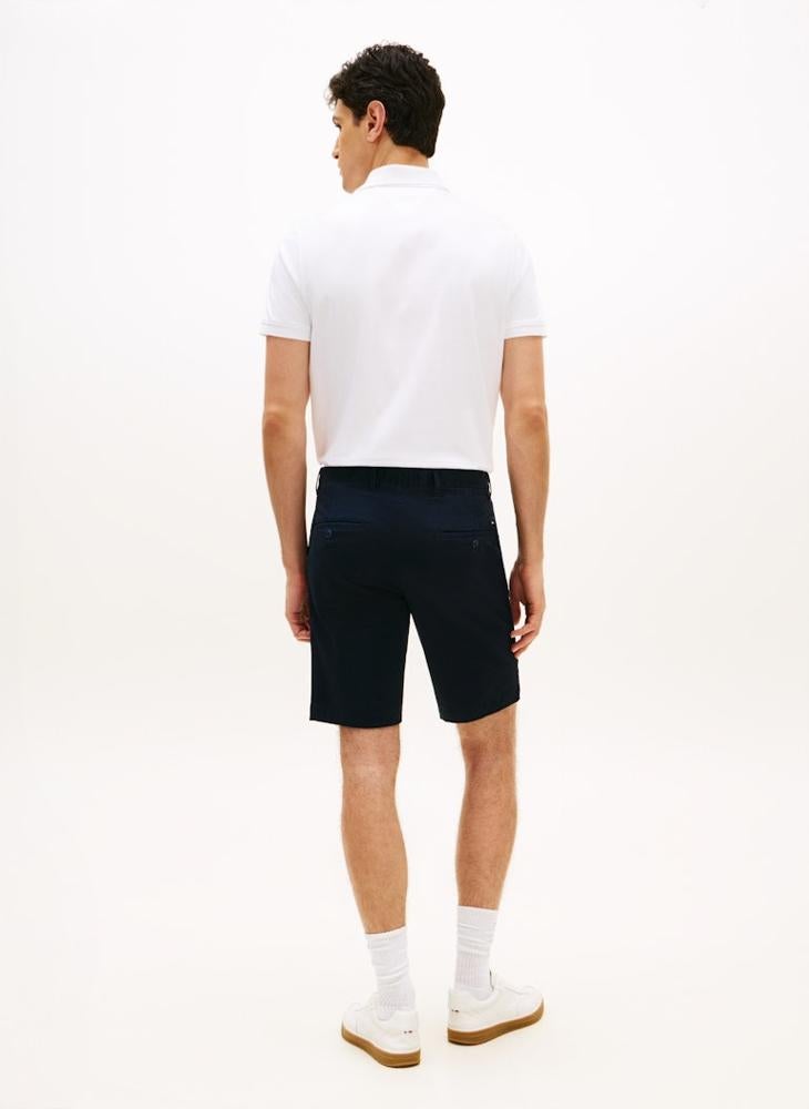 TOMMY HILFIGER Denton Belted Twill Slim 9.5" Inseam Shorts - Image 2