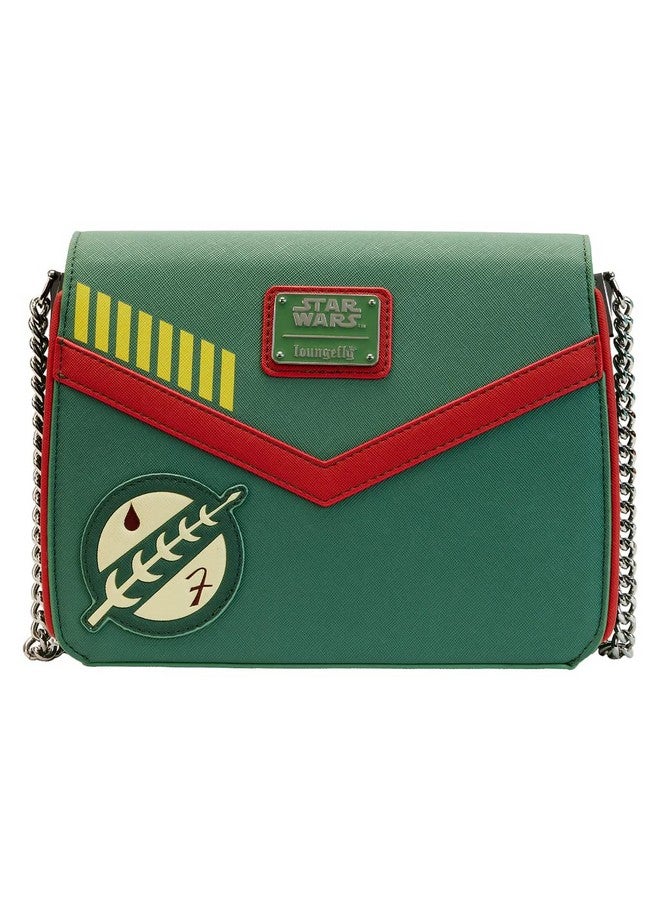 Loungefly Star Wars Crossbody Bag Boba Fett Official Green One Size - Image 2