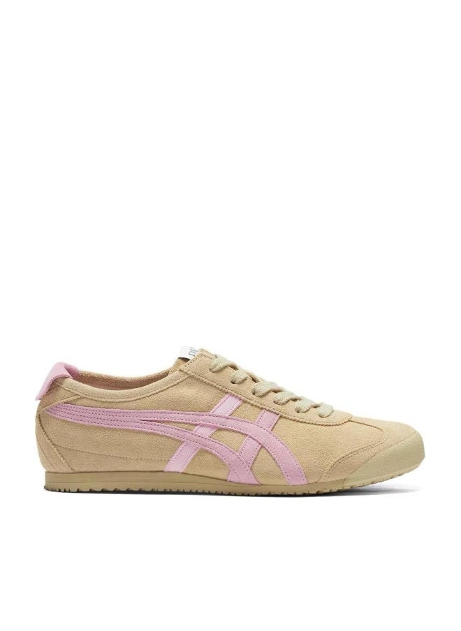 أونيتسوكا تايجر حذاء رياضي Onitsuka Tiger x PATOU Mexico 66 باللون الكاكي والوردي - Image 1
