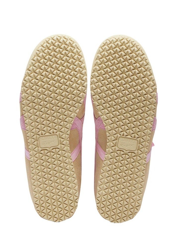أونيتسوكا تايجر حذاء رياضي Onitsuka Tiger x PATOU Mexico 66 باللون الكاكي والوردي - Image 4