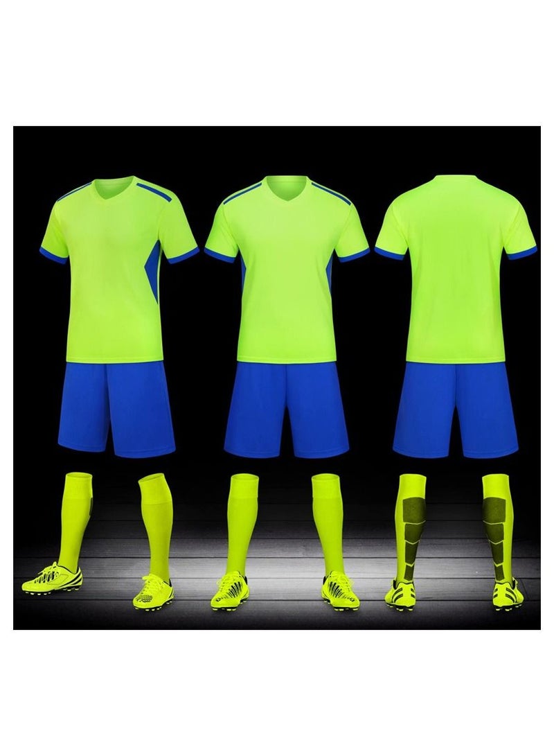 Soccer Jersey Sportswear for Men Kid Boy 2022 Team Sports Football T-Shirt Suit Short Sleeve Outdoor Sports Shorts