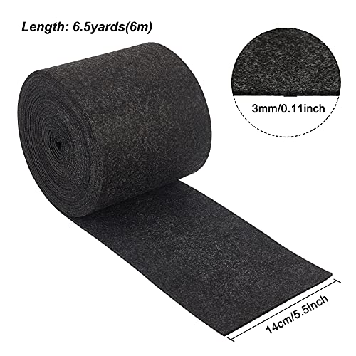 BENECREAT 197ftx55 Felt Fabric Craft Nonwoven Felt Slate Gray Roll Padding Felt Fabric for Cushion DIY Craft Patchwork Sewing 3mm Thick - Image 3