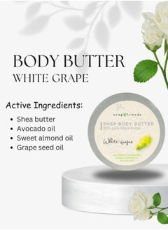 Soap&Friends Soap&Friends White Grape 80% Shea Butter Moisturizer with Avocado Oil - 200 ml  - Image 4