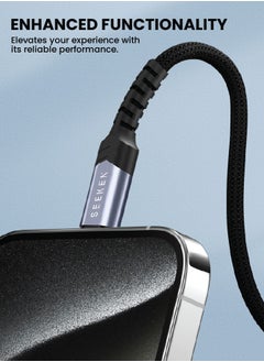 Seeken SEEKEN USB C to 3.5mm Converter | Braided Cable | Anti Bending | Premium Design | High-Quality.  - Image 2