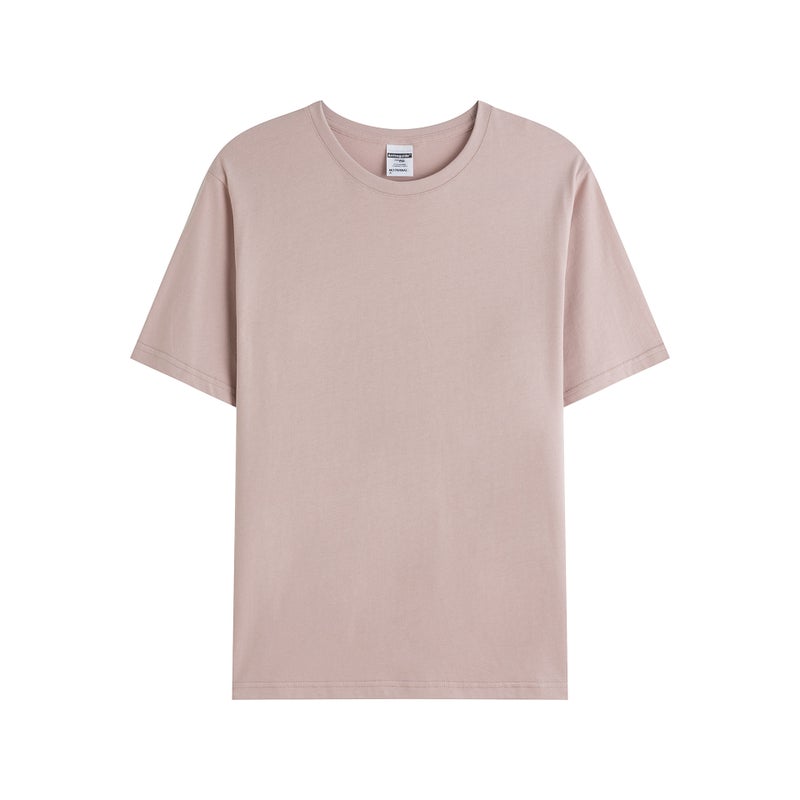 AG190 g mens blank cotton round neck short sleeve T-shirt custom corporate advertising cultural shirt work clothes printed LOGO Dirty powder
