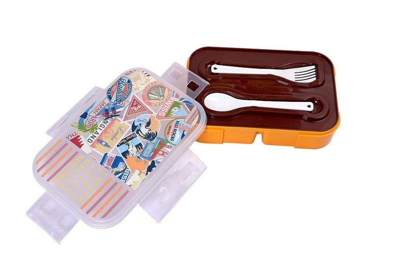 Param Kids Lunch Box with 3 Compartments, Food Storage Lunch Container Safe for Kids (Blue) - Image 3