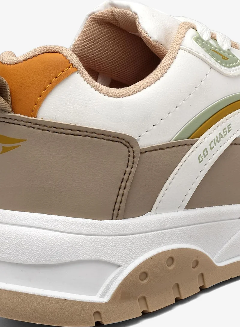 Asian Stylish White Beige Sneakers for Women and Girls