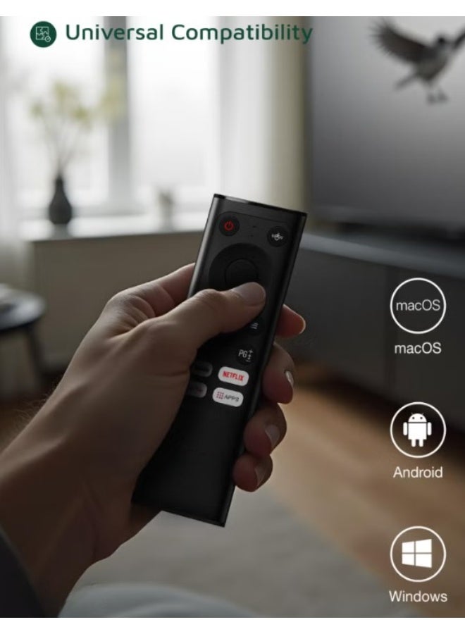 TV 2.4G Air Mouse Keyboard Remote Control, 6-Axis Learning, Motion for Voice Remote Control - Image 4